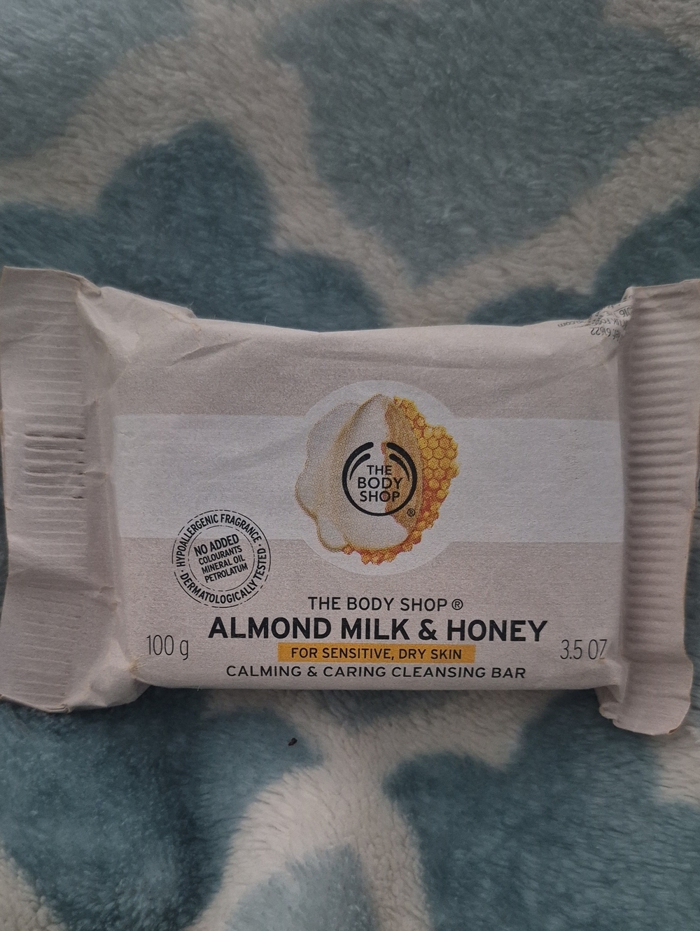 The Body Shop Almond Milk & Honey Calming & Cleansing Bar Soap 3.5 Oz., NIP